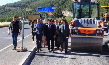 Başkan Aras, Adliye Yeni Otogar Yolunda İncelemelerde Bulundu