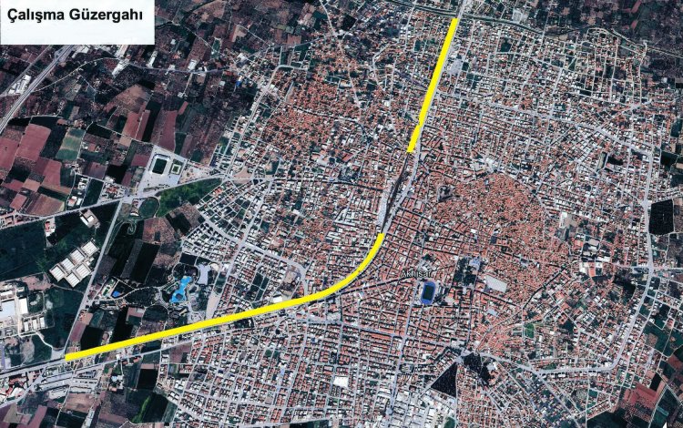 AKHİSAR ESKİ TREN YOLUNDA ÇALIŞMALAR HIZ KAZANDI