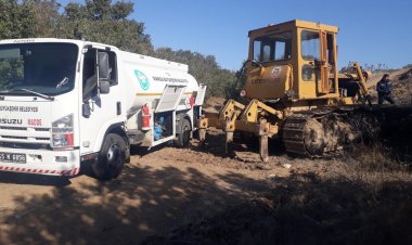 Kula’da Hayvan İçme Suyu Göletleri Temizleniyor