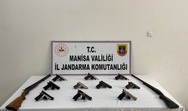 Akhisar İlçe J. K.lığınca yasa dışı silah ticareti Operasyonu