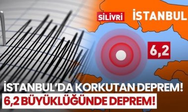 Marmara Denizi'nde 6.2 Büyüklüğünde Deprem