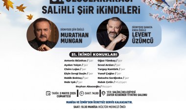 Uluslararası Salihli Şiir İkindileri Yeniden Hayat Buluyor