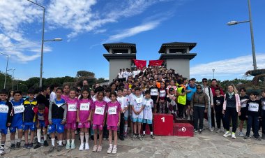 19 Mayıs Atatürk’ü Anma Gençlik ve Spor Bayramı kapsamında düzenlenen Kros yarışlarına katılım yoğundu