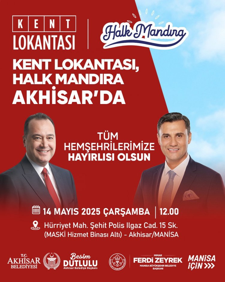 Akhisar’da Kent Lokantası ve Halk Mandıra Açılıyor