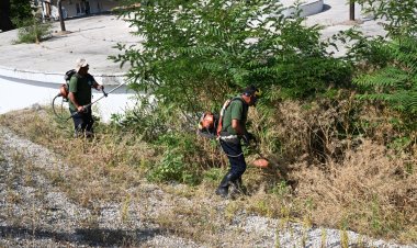 Su depolarının çevresinde yangın riskine karşı temizlik