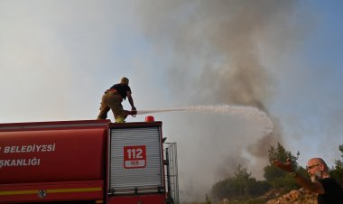 Büyükşehir’den Kayapınar yangınına müdahale
