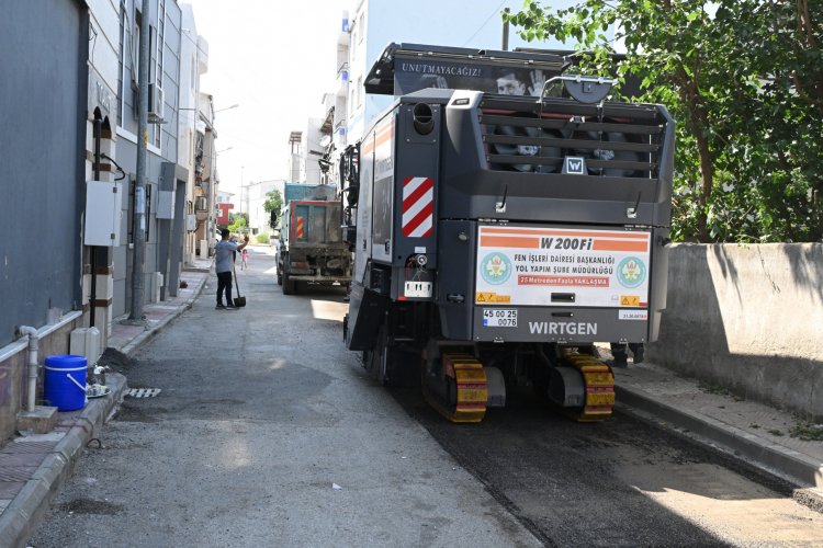 Ahmet Bedevi Mahallesi’nde Asfalt Çalışmaları Başladı