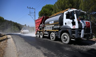 Büyükşehir, Spil Dağı Milli Parkı Yolunu Yeniliyor