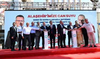 Alaşehir’in Dev Altyapı Yatırımı Tamamlandı