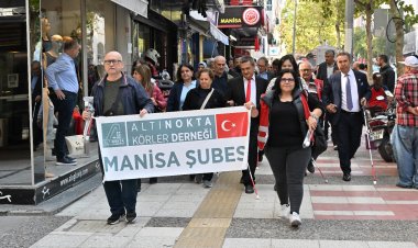 Manisa’da Engelleri Kaldırmak için Yürüdüler