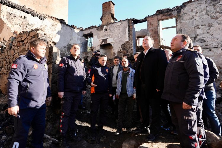 Besim Dutlulu’dan Yangın Mağduru Aileye Destek Ziyareti “Yaraları Hep Birlikte Saracağız”