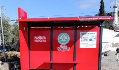 Manisa’da Toplu Taşıma Duraklarına Modern Dokunuş