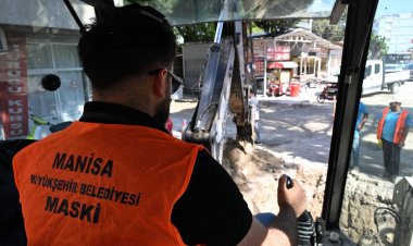 Saruhanlı’nın 22 Milyonluk Yatırımında Çalışmaların Yarısı Tamamlandı