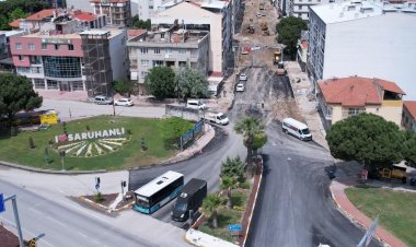 Saruhanlı 7 Eylül Caddesi Modern Yüzüne Kavuşuyor