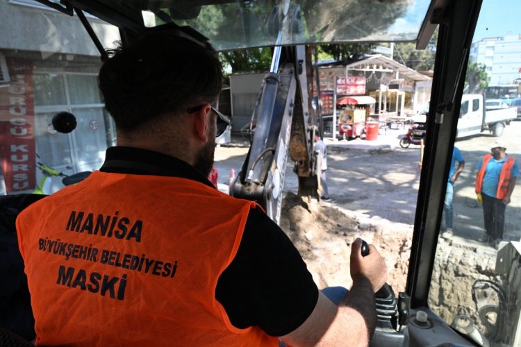 Saruhanlı’nın 22 Milyonluk Yatırımında Çalışmaların Yarısı Tamamlandı