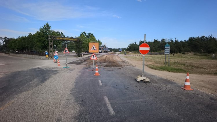 Büyüksümbüller-Ortaköy Yolunda Sıcak Asfalt Mesaisi:  18 Mayıs’a Kadar Kapalı