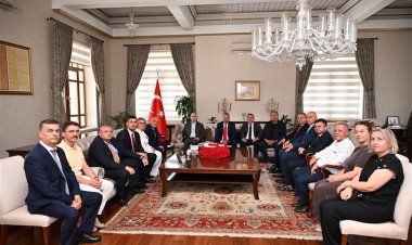 Vali Özkan, Bulgaristan Hak ve Özgürlükler Hareketi Heyetini Ağırladı