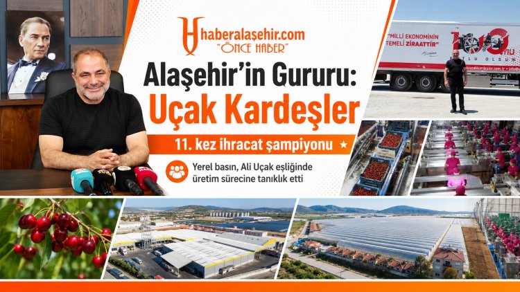Alaşehir’in Gururu Uçak Kardeşler’in Başarısına Basın Mensupları Yerinde Tanıklık Etti