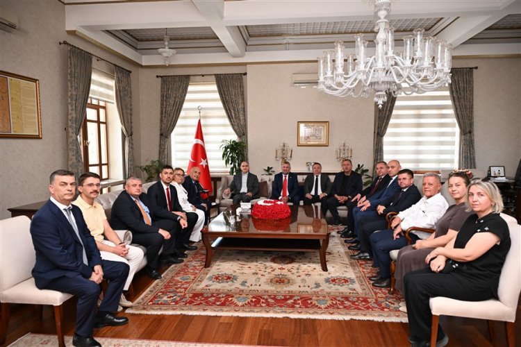 Vali Özkan, Bulgaristan Hak ve Özgürlükler Hareketi Heyetini Ağırladı