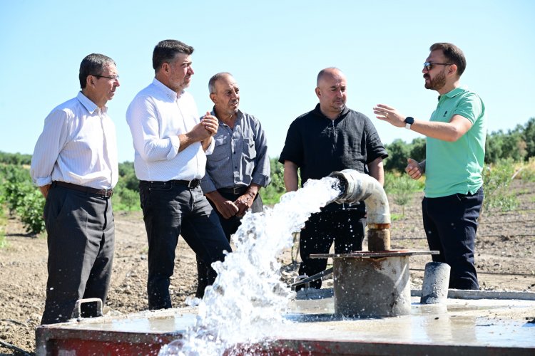 Büyükşehir’den Saruhanlı’ya Tarımsal Sulama Desteği